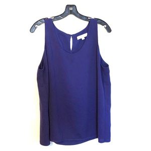 Navy blue Ann Taylor Loft tank top